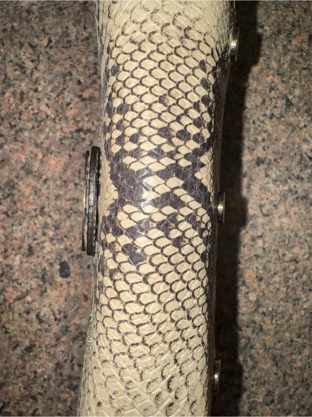 Furla metropolis Snake Embossed Leather Crossbody EUC